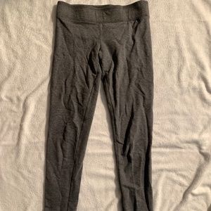 Garage light gray wide waistband low rise leggings